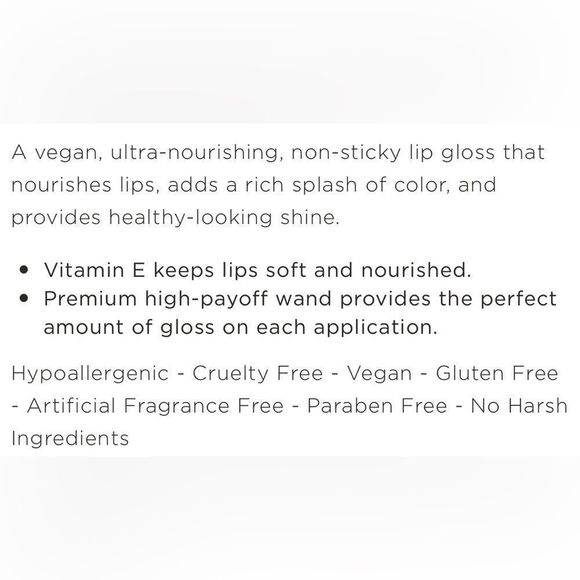 $8❤️‍🔥 LAST 1! Mineral Fusion Hydro Shine Lip Gloss FLORENCE 👄 NEW IN BOX - Picture 4 of 4